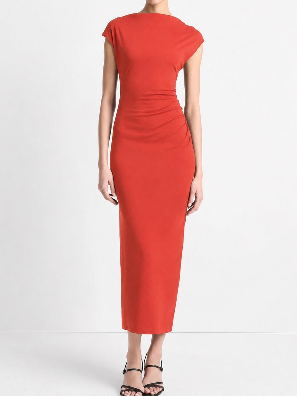 VINCE Pima Cotton Muscle Tee Dress